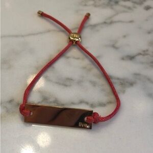 ✨5 for $20✨🔥Boutique - Red & Gold Live Adjustable Bracelet
